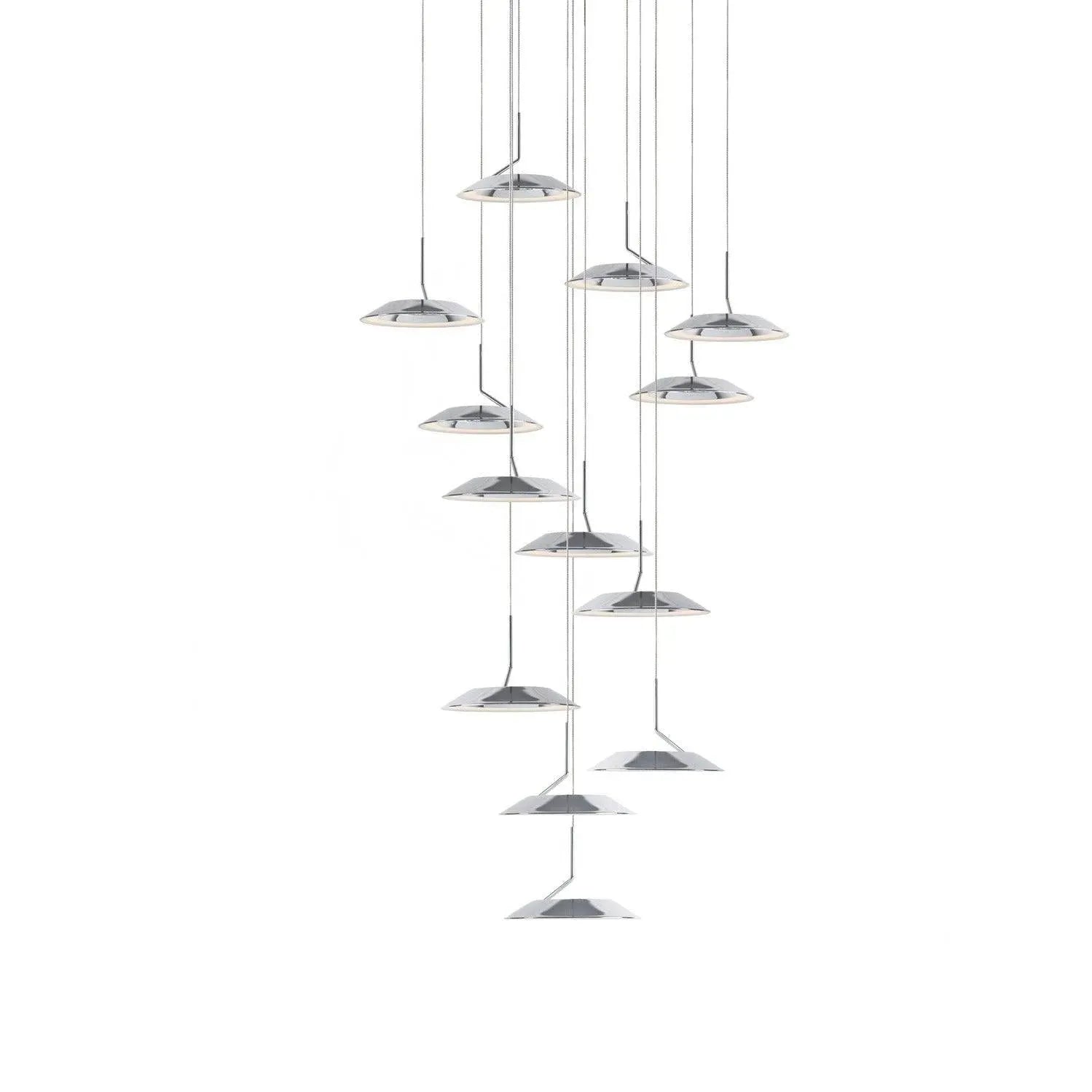 Koncept - Royyo LED 13-Light Pendant - RYP-C13-SW-CRM | Montreal Lighting & Hardware