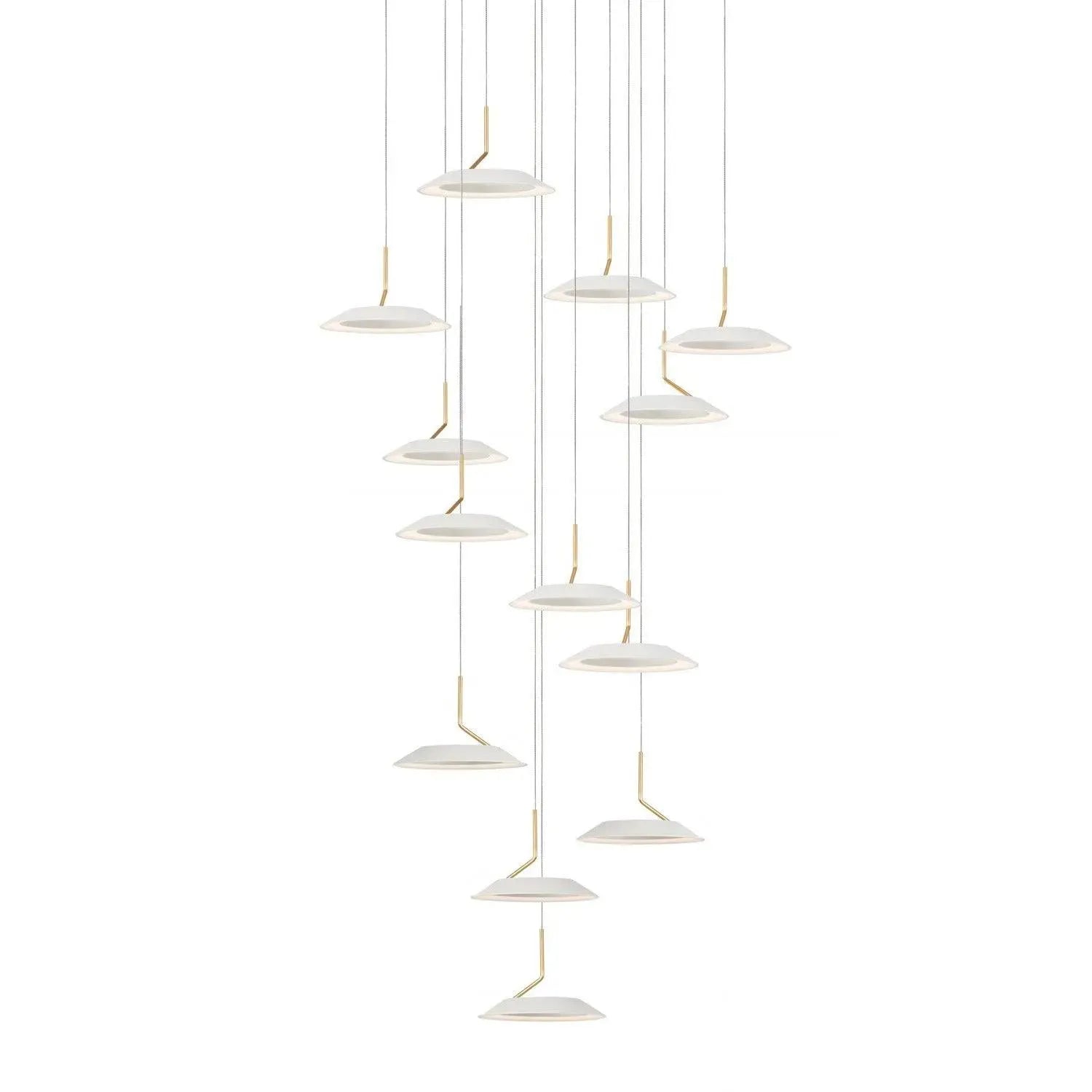 Koncept - Royyo LED 13-Light Pendant - RYP-C13-SW-MWG | Montreal Lighting & Hardware
