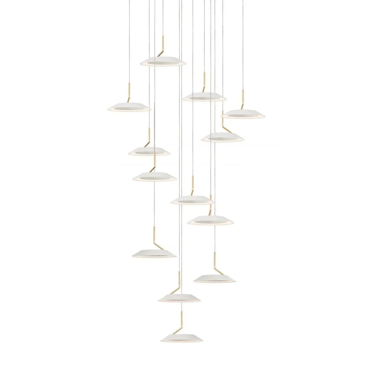 Koncept - Royyo LED 13-Light Pendant - RYP-C13-SW-MWG | Montreal Lighting & Hardware