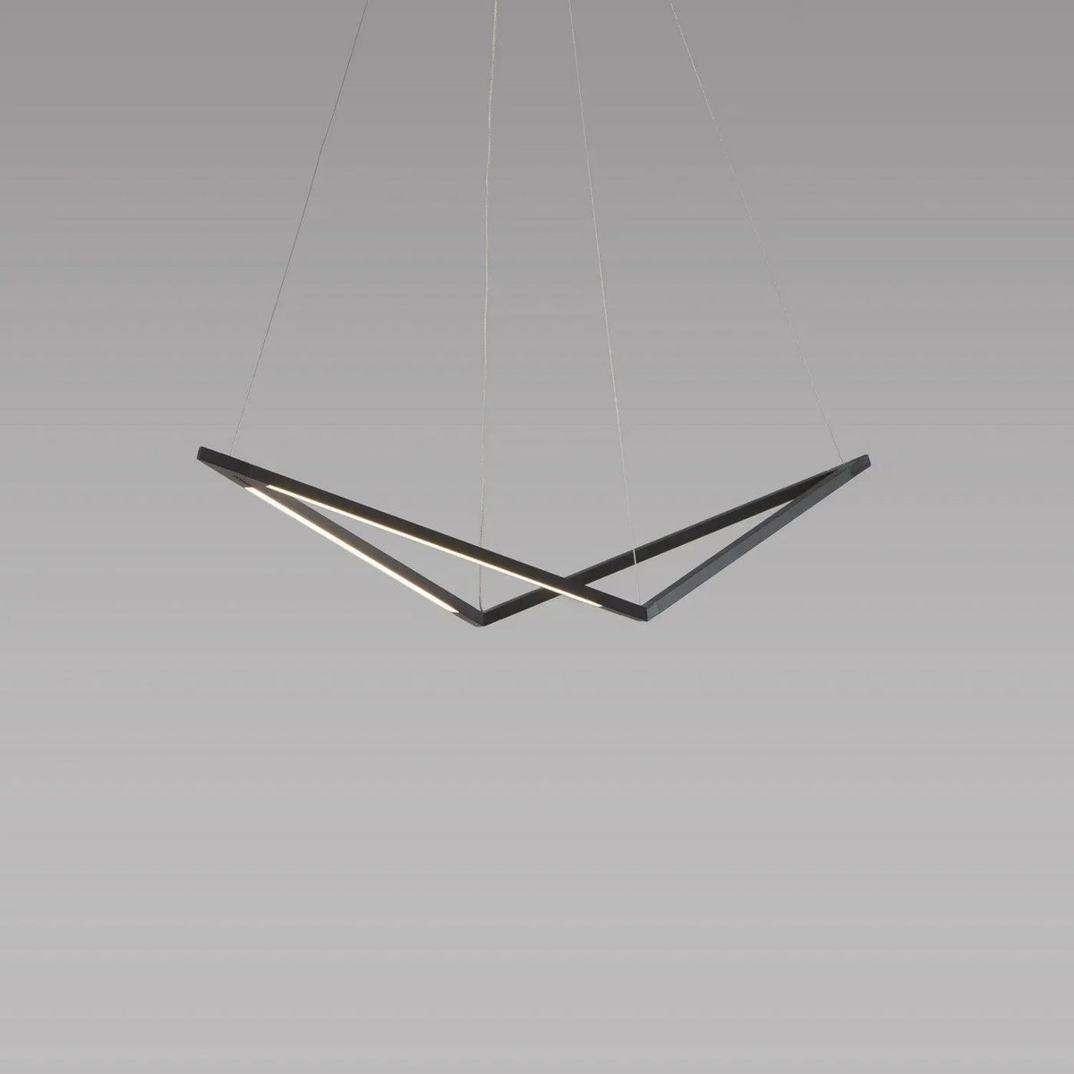 Koncept - Z-Bar Bird 16-Inch LED Pendant - ZBP-16-B-SW-MTB-CNP | Montreal Lighting & Hardware