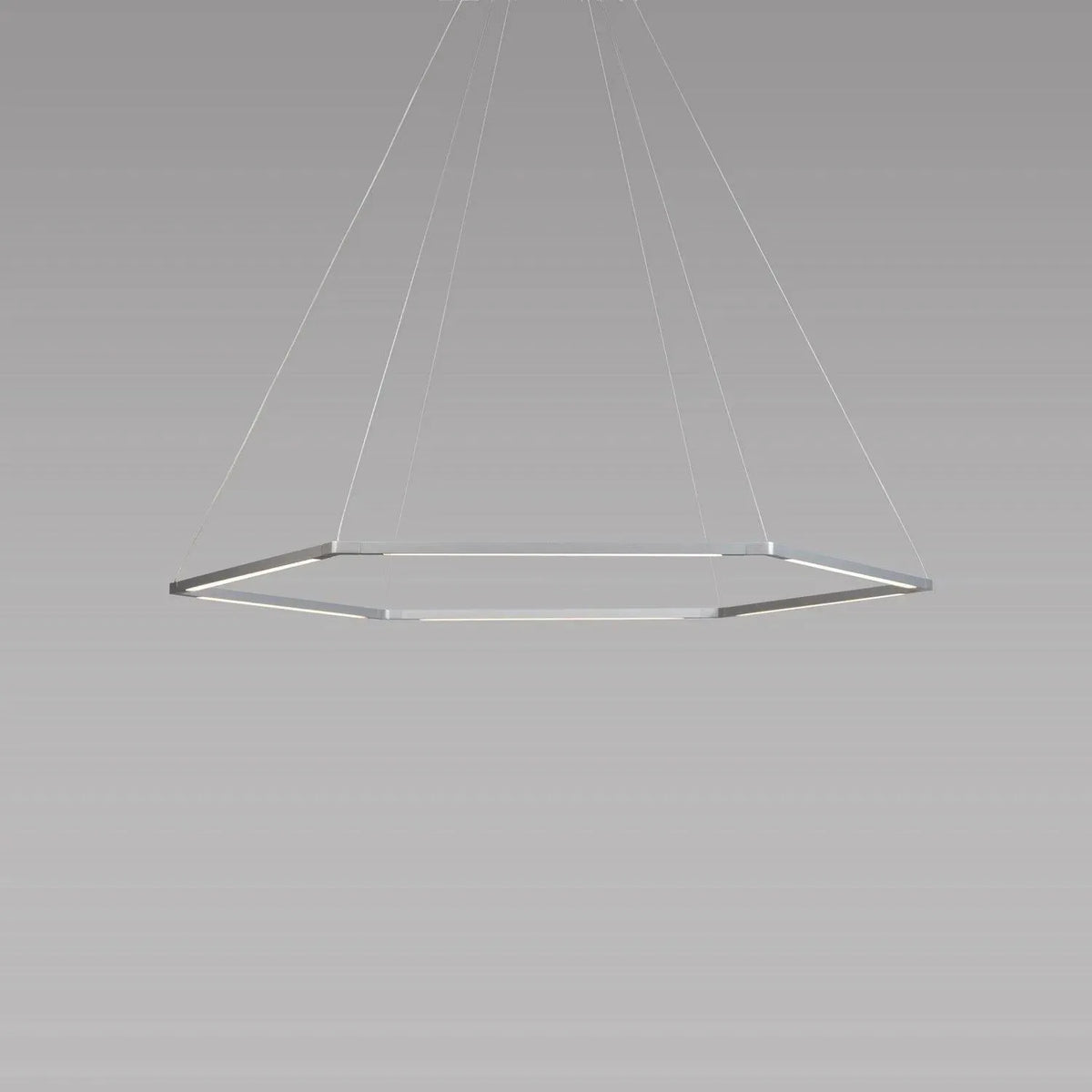 Koncept - Z-Bar Honeycomb 16-Inch LED Pendant - ZBP-16-H-SW-SIL-CNP | Montreal Lighting & Hardware