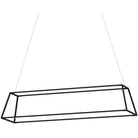 Koncept - Z-Bar Rise Rectangle 54-Inch LED Pendant - ZBP-54-RR-SW-MTB-CNP | Montreal Lighting & Hardware