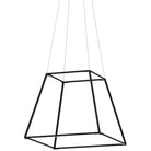Koncept - Z-Bar Rise Square 24-Inch LED Pendant - ZBP-24-RS-SW-MTB-CNP | Montreal Lighting & Hardware
