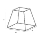 Koncept - Z-Bar Rise Square 24-Inch LED Pendant - ZBP-24-RS-SW-MTB-CNP | Montreal Lighting & Hardware