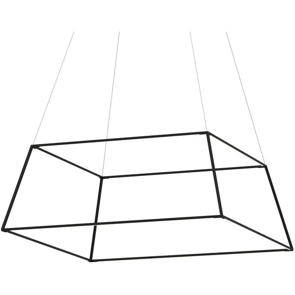 Z-Bar Rise Square 48-Inch LED Pendant