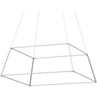 Koncept - Z-Bar Rise Square 48-Inch LED Pendant - ZBP-48-RS-SW-SIL-CNP | Montreal Lighting & Hardware