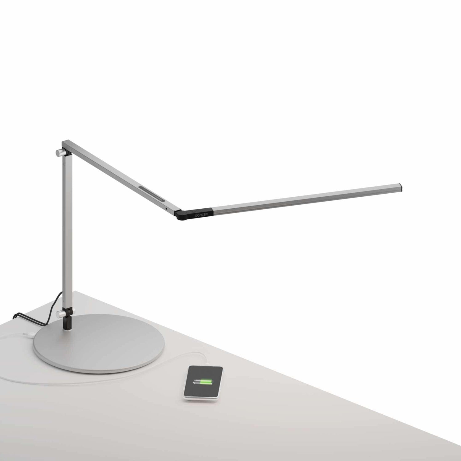 Koncept - Z-Bar Slim LED Desk Lamp - AR3200-CD-SIL-USB | Montreal Lighting & Hardware