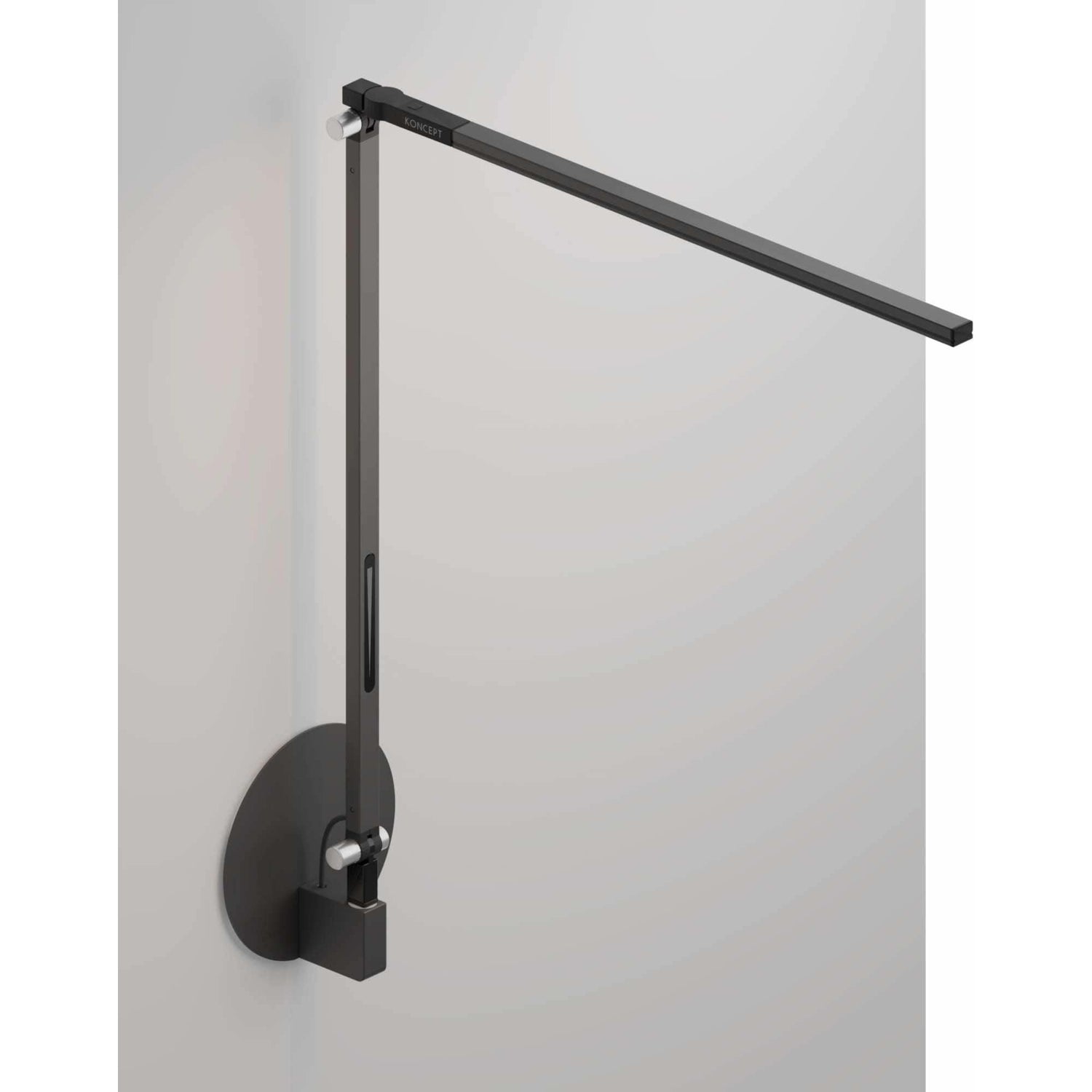 Koncept - Z-Bar Solo LED Wall Reading Light - AR1000-CD-MBK-HWS | Montreal Lighting & Hardware