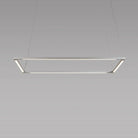Koncept - Z-Bar Square 24-Inch LED Pendant - ZBP-24-S-SW-SIL-CNP | Montreal Lighting & Hardware
