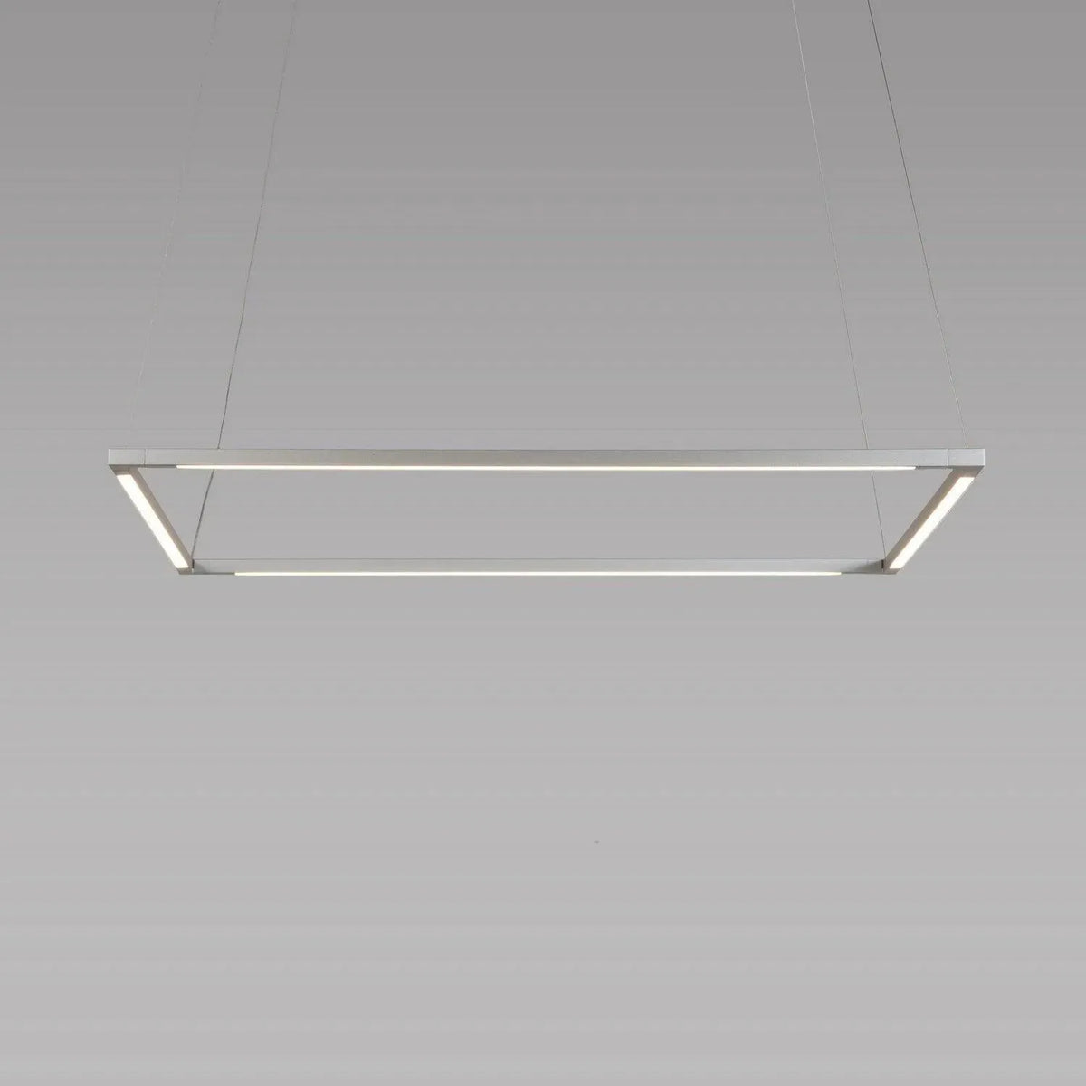 Koncept - Z-Bar Square 24-Inch LED Pendant - ZBP-24-S-SW-SIL-CNP | Montreal Lighting & Hardware