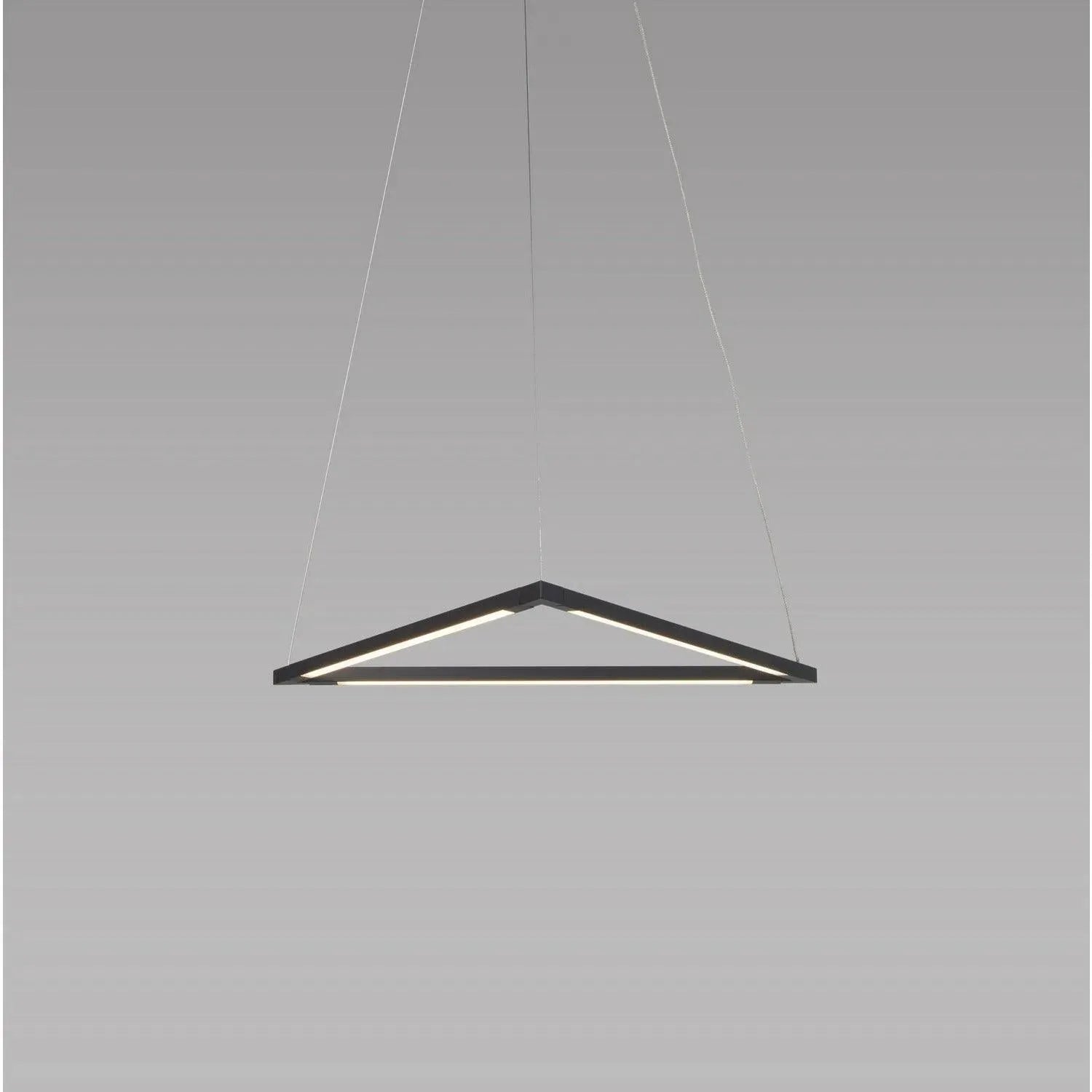 Koncept - Z-Bar Triangle 16-Inch LED Pendant - ZBP-16-T-SW-MTB-CNP | Montreal Lighting & Hardware