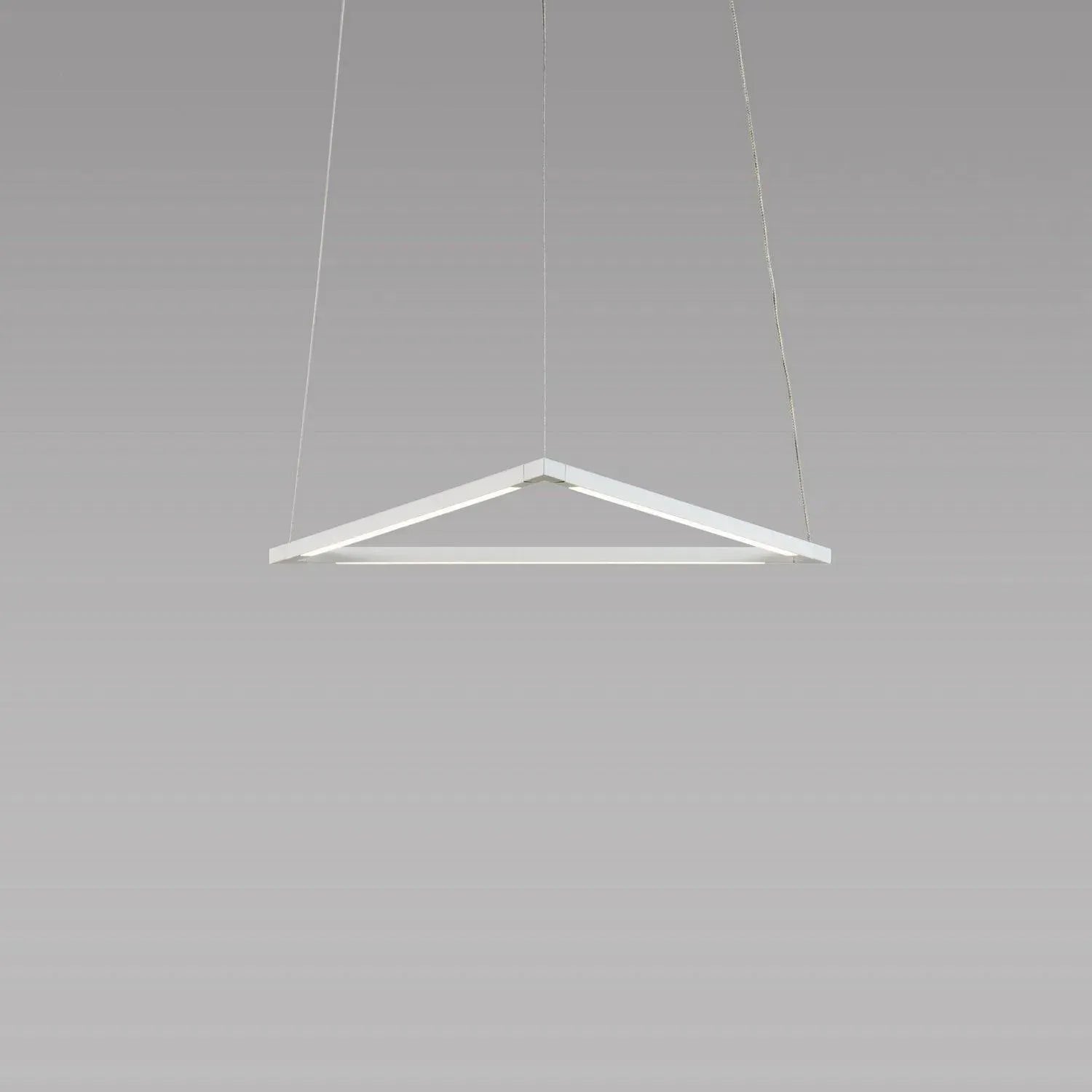 Koncept - Z-Bar Triangle 16-Inch LED Pendant - ZBP-16-T-SW-MWT-CNP | Montreal Lighting & Hardware