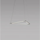 Koncept - Z-Bar Triangle 16-Inch LED Pendant - ZBP-16-T-SW-SIL-CNP | Montreal Lighting & Hardware