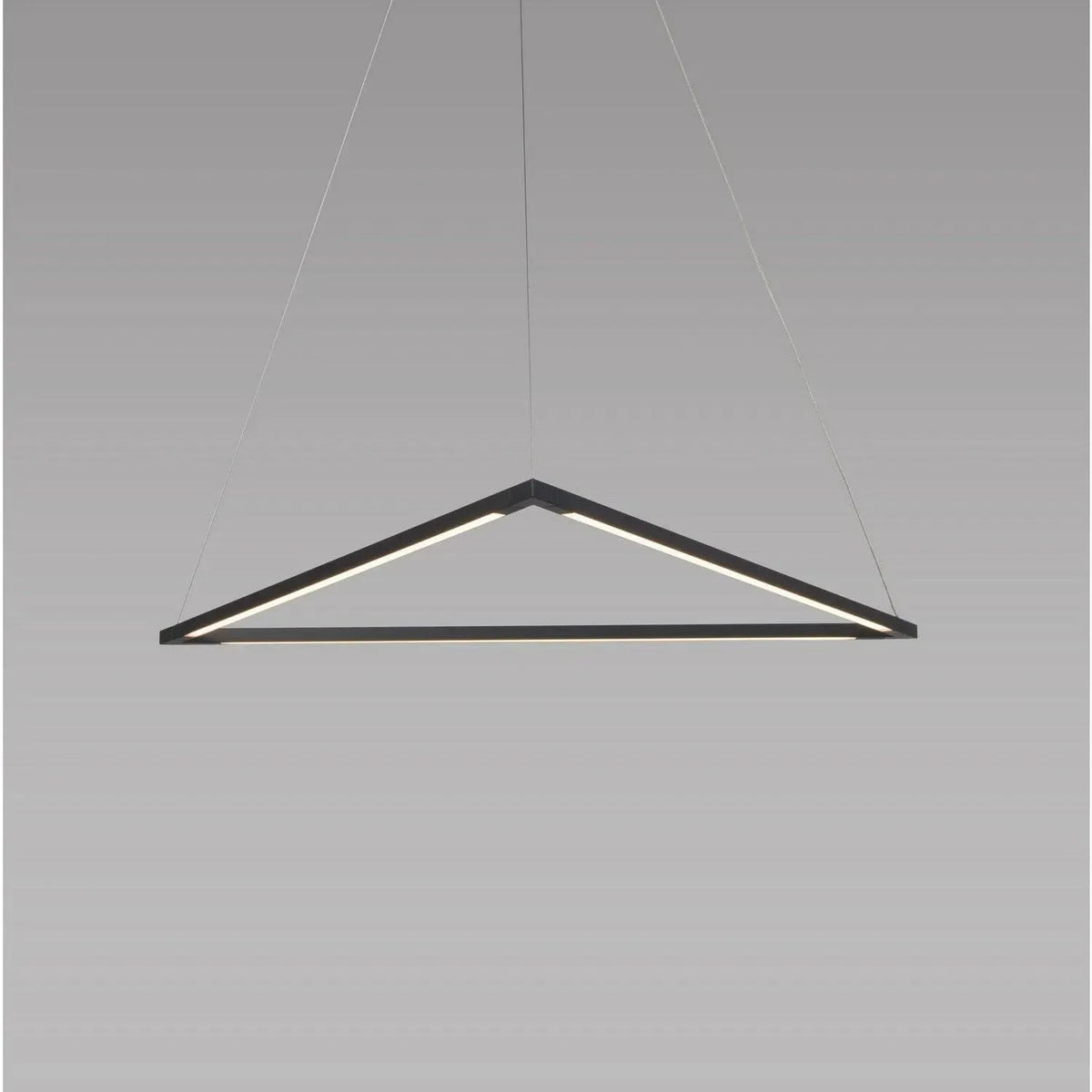 Koncept - Z-Bar Triangle 24-Inch LED Pendant - ZBP-24-T-SW-MTB-CNP | Montreal Lighting & Hardware