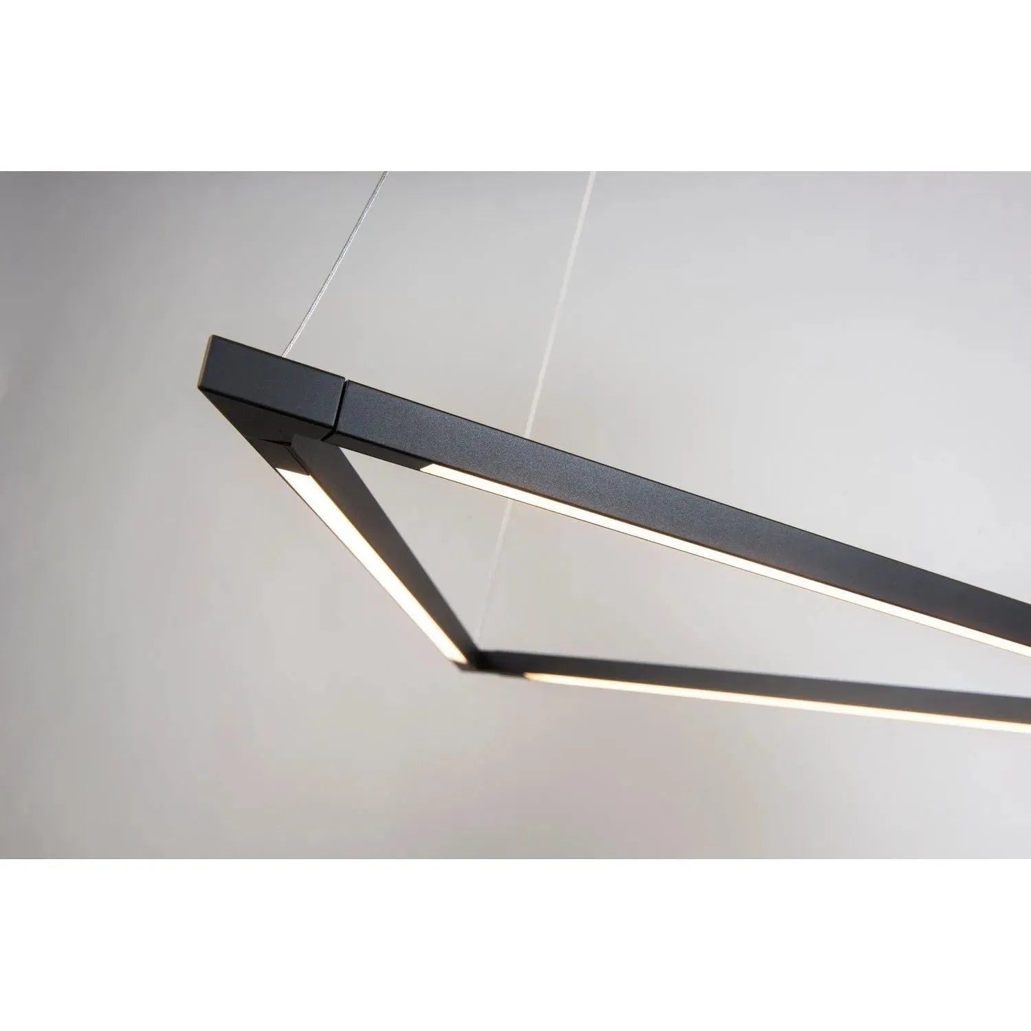 Koncept - Z-Bar Triangle 24-Inch LED Pendant - ZBP-24-T-SW-MTB-CNP | Montreal Lighting & Hardware
