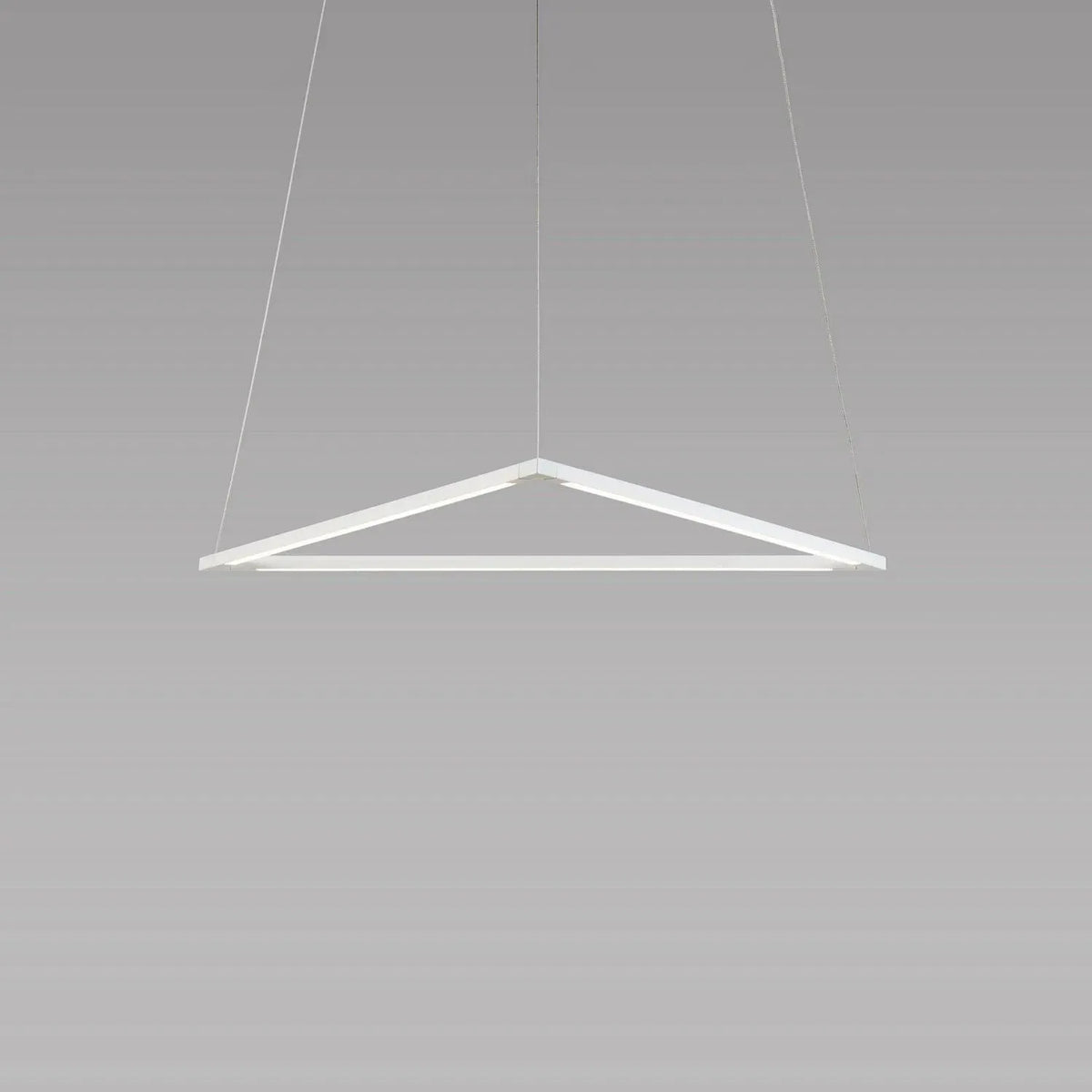 Koncept - Z-Bar Triangle 24-Inch LED Pendant - ZBP-24-T-SW-MWT-CNP | Montreal Lighting & Hardware