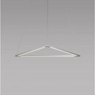 Koncept - Z-Bar Triangle 24-Inch LED Pendant - ZBP-24-T-SW-SIL-CNP | Montreal Lighting & Hardware