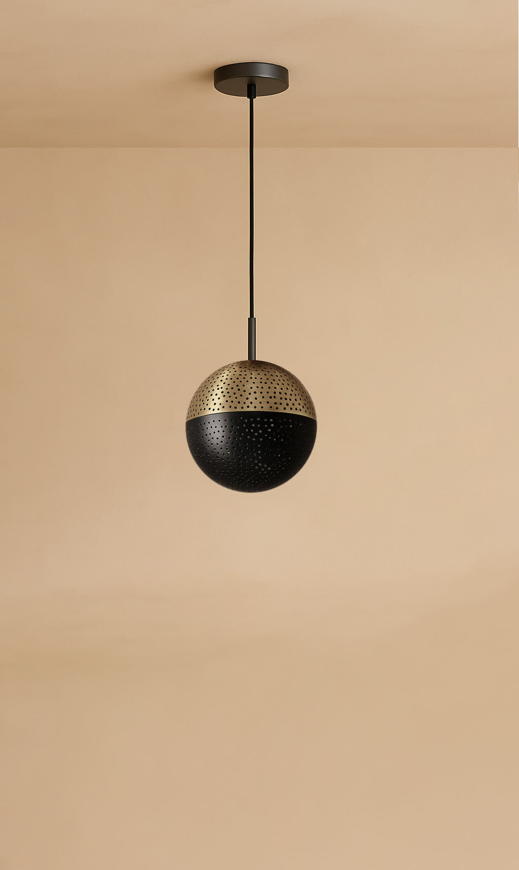 Dounia Home - DH-KORPENLIG-SM-BRS - Kora Pendant Light - Polished Brass
