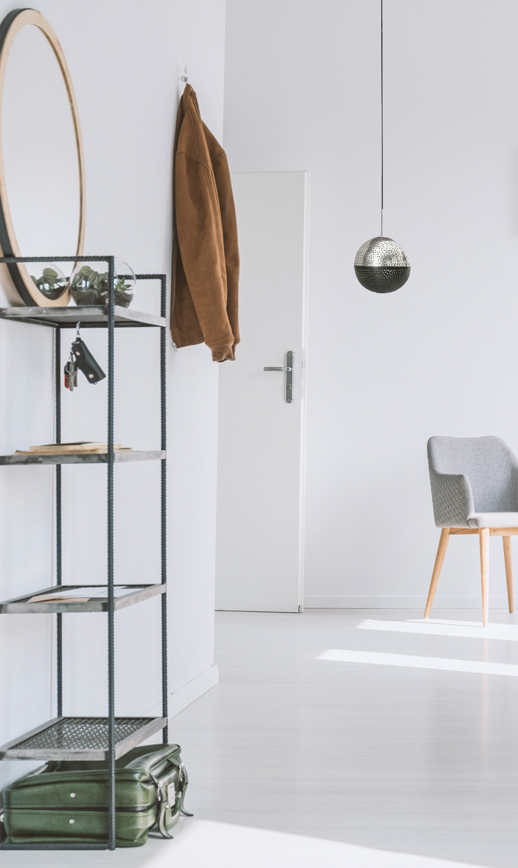 Dounia Home - DH-KORPENLIG-SM-MGM - Kora Pendant Light - Matte Gun Metal