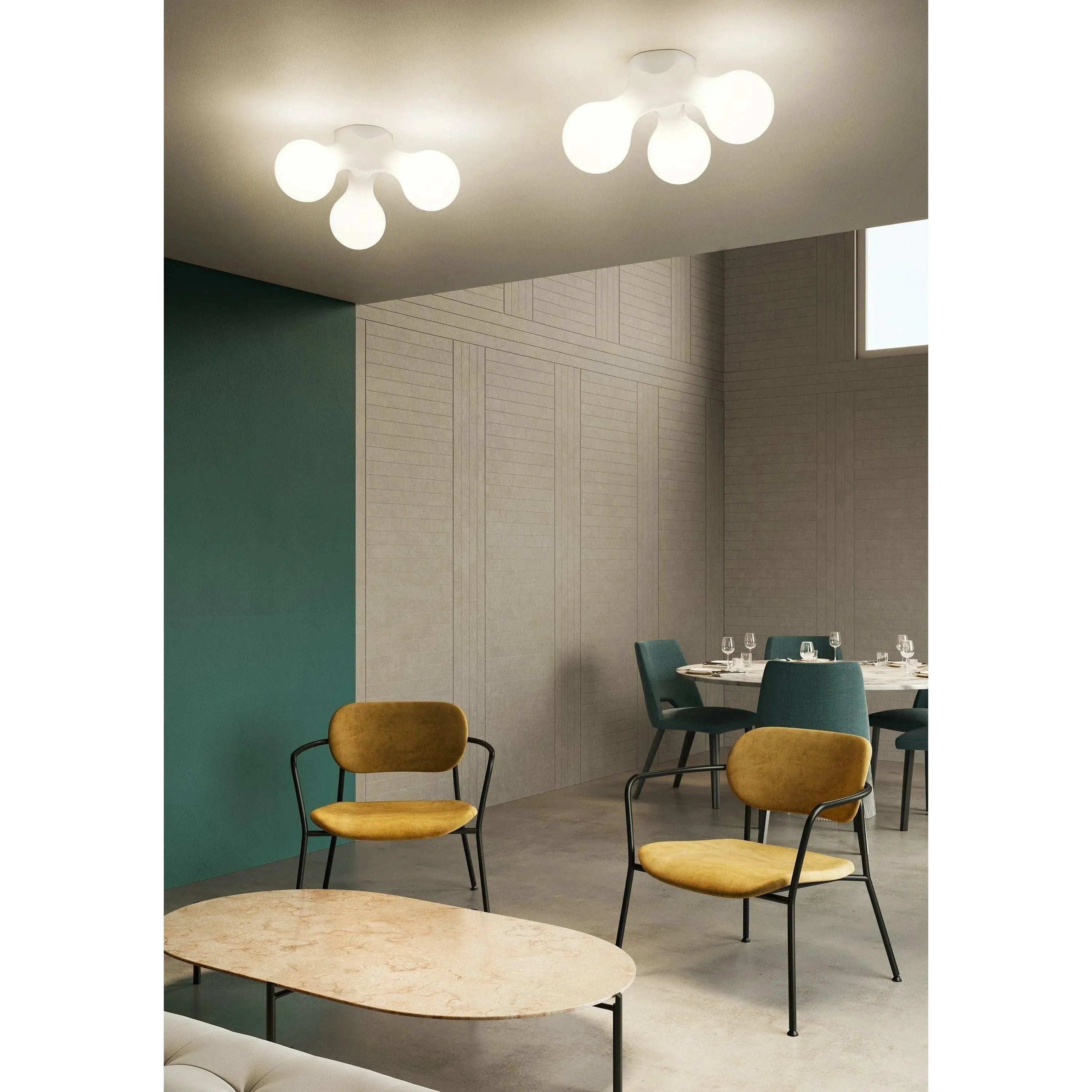 Kundalini - Atomium Wall / Ceiling Light - 011891BIUS | Montreal Lighting & Hardware