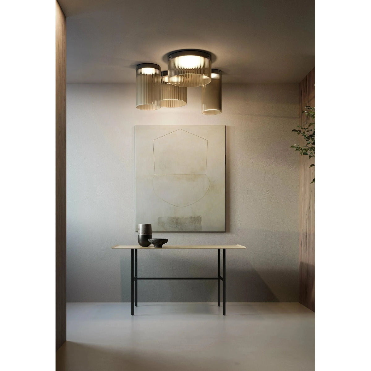 Kundalini - Giass 25 Ceiling Light - K395330GUS | Montreal Lighting & Hardware