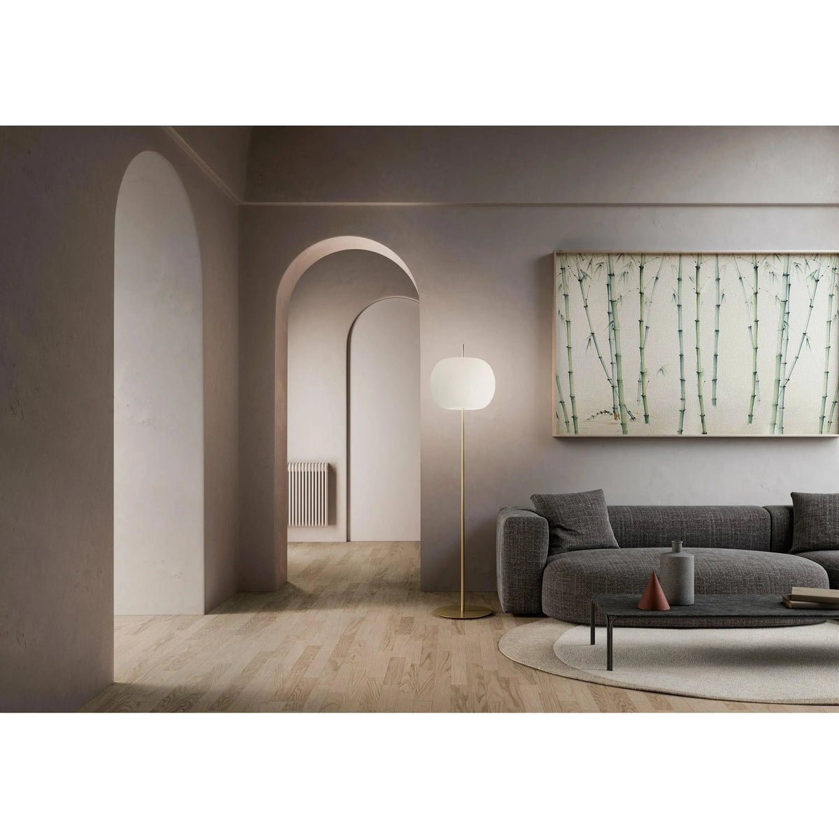 Kundalini - Kushi XL Floor Lamp - K219105NUS | Montreal Lighting & Hardware