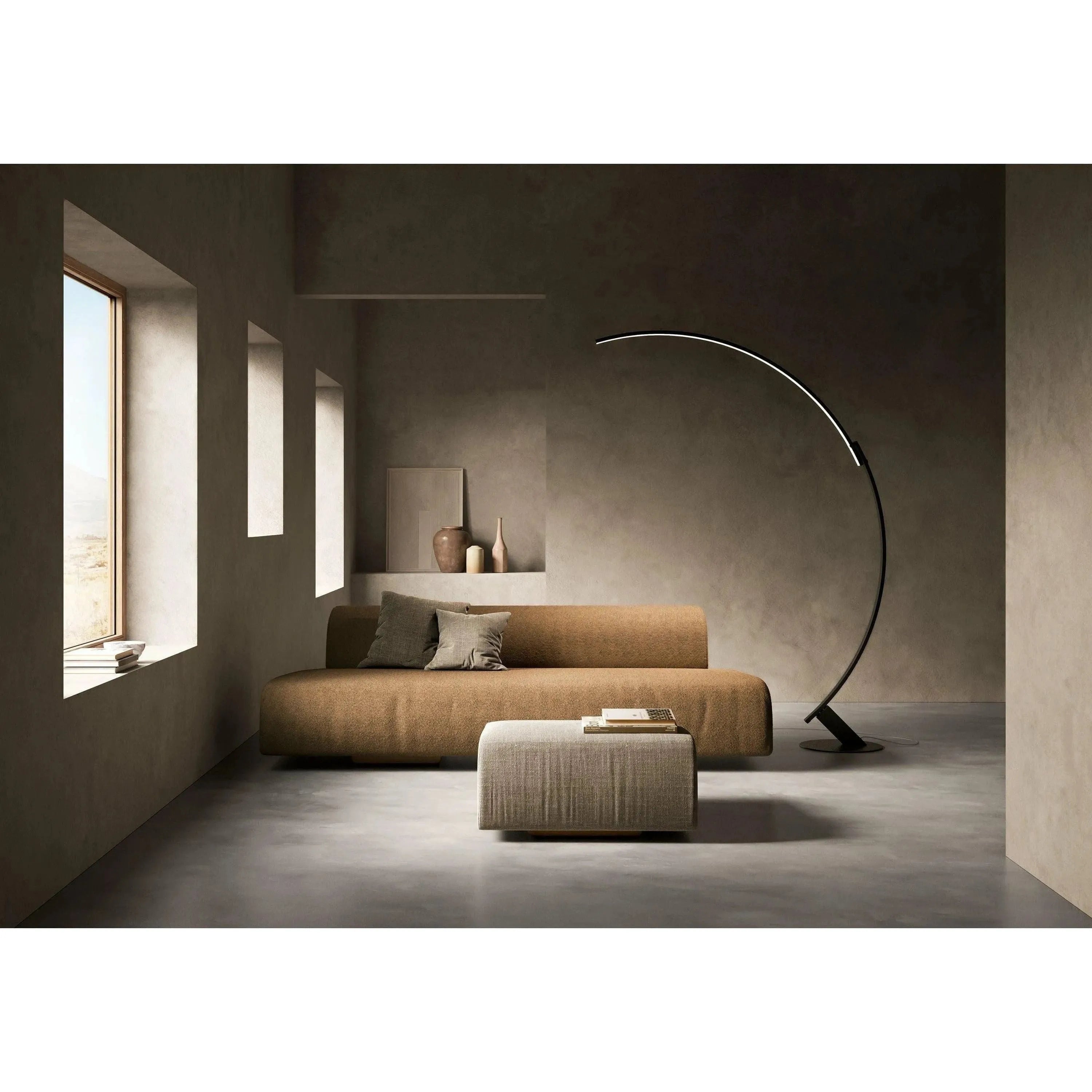Kundalini - Kyudo Floor Lamp - K048133BIUS | Montreal Lighting & Hardware