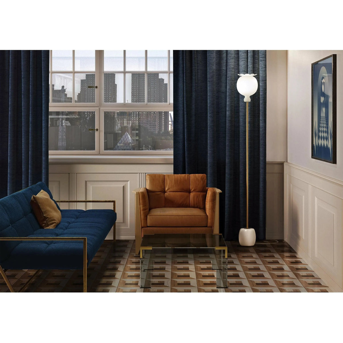 Kundalini - OPYO Floor Lamp - K350355BUS | Montreal Lighting & Hardware