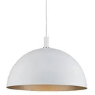 Kuzco Lighting - Archibald One Light Pendant - 492332-WH/GD | Montreal Lighting & Hardware