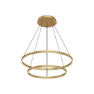Kuzco Lighting - Cerchio LED Chandelier - CH87224-BG | Montreal Lighting & Hardware