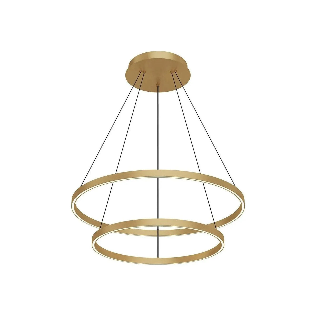 Kuzco Lighting - Cerchio LED Chandelier - CH87224-BG | Montreal Lighting & Hardware