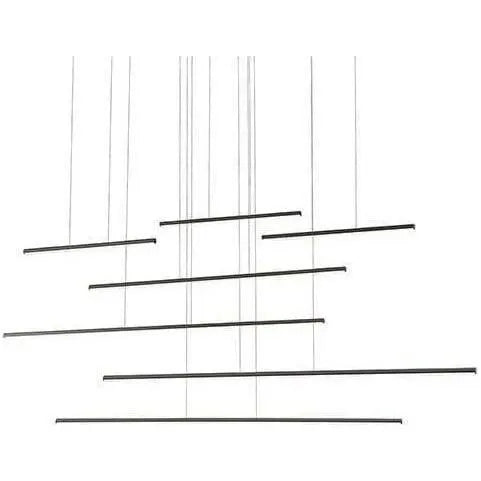 Kuzco Lighting - Chute Motion Pendant - MP14970-BK | Montreal Lighting & Hardware