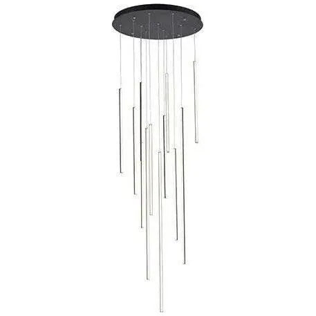 Kuzco Lighting - Chute Pendant - MP14924-BK | Montreal Lighting & Hardware