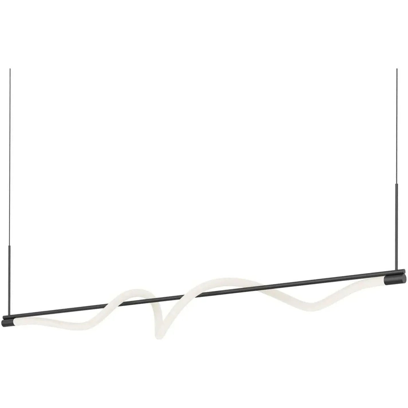 Kuzco Lighting - Cursive LED Pendant - LP95354-BK | Montreal Lighting & Hardware