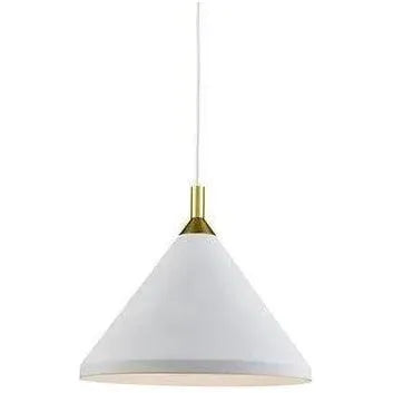 Kuzco Lighting - Dorothy One Light Pendant - 492814-WH/GD | Montreal Lighting & Hardware