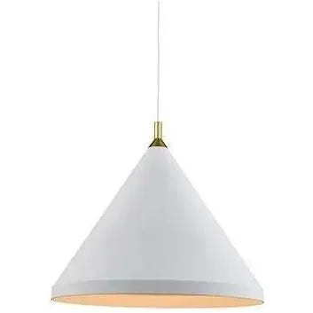 Kuzco Lighting - Dorothy One Light Pendant - 492824-WH/GD | Montreal Lighting & Hardware