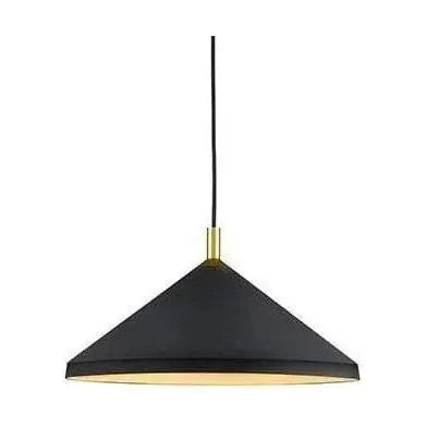 Kuzco Lighting - Dorothy Wide Pendant - 493118-BK/GD | Montreal Lighting & Hardware