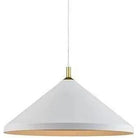 Kuzco Lighting - Dorothy Wide Pendant - 493126-WH/GD | Montreal Lighting & Hardware