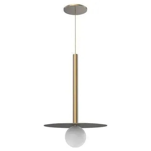 Kuzco Lighting - Elixir Globe Disc LED Pendant - PD15519-BK | Montreal Lighting & Hardware