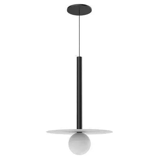 Kuzco Lighting - Elixir Globe Disc LED Pendant - PD15519-BK | Montreal Lighting & Hardware