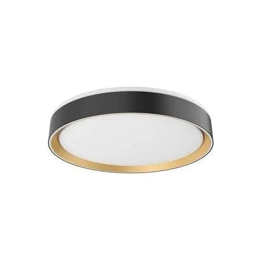 Kuzco Canada - FM43920-BK/WT-5CCT - LED Flush Mount - Essex - Black/Walnut
