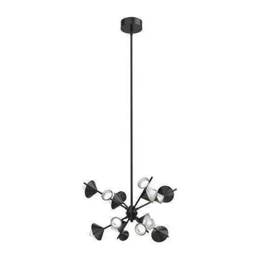 Kuzco Lighting - Geode LED Chandelier - CH50825-BK | Montreal Lighting & Hardware