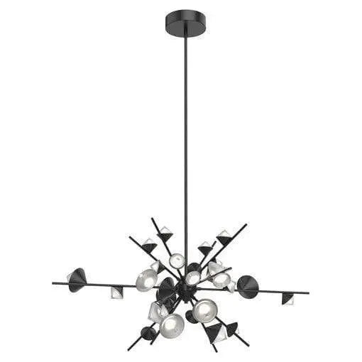 Kuzco Lighting - Geode LED Chandelier - CH50848-BK | Montreal Lighting & Hardware