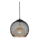 Kuzco Lighting - Gibraltar One Light Pendant - 494412-BK/GD | Montreal Lighting & Hardware