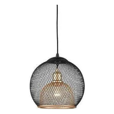 Kuzco Lighting - Gibraltar One Light Pendant - 494412-BK/GD | Montreal Lighting & Hardware