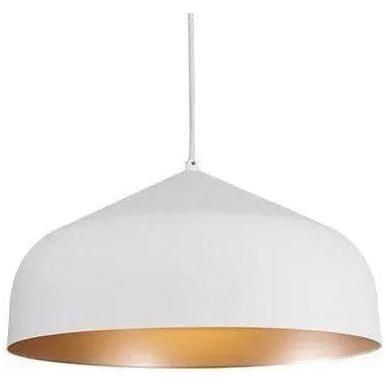 Kuzco Lighting - Helena Pendant - 49117-WH/CP | Montreal Lighting & Hardware