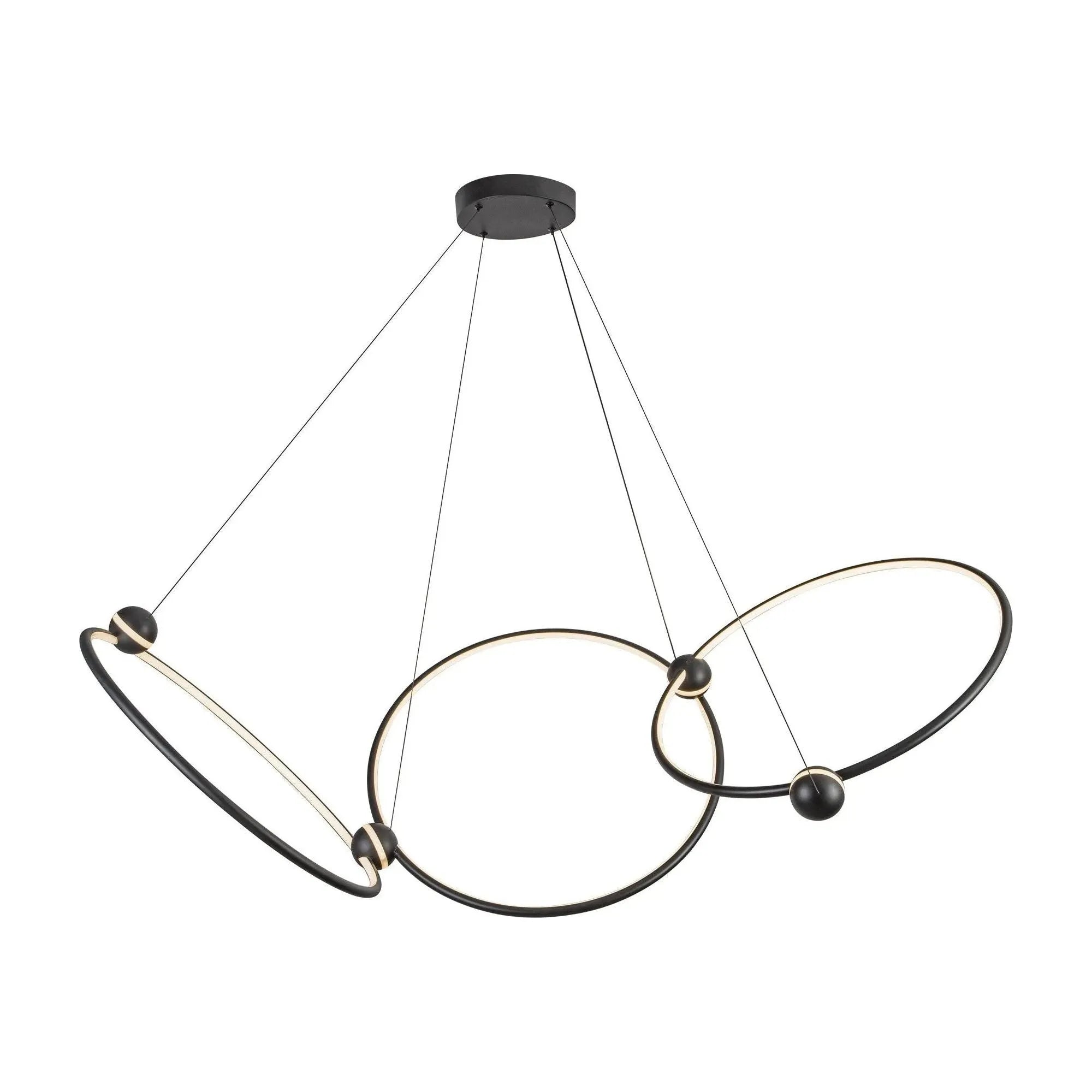 Kuzco Lighting - Isho LED Chandelier - CH17702-BK | Montreal Lighting & Hardware