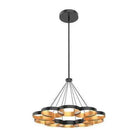Kuzco Lighting - Maestro LED Chandelier - CH90833-BK/GD | Montreal Lighting & Hardware