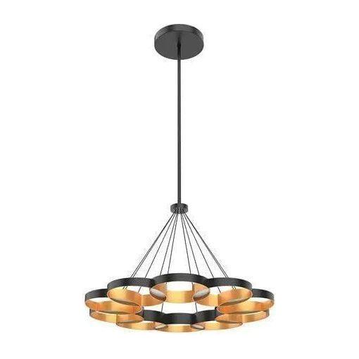 Kuzco Lighting - Maestro LED Chandelier - CH90833-BK/GD | Montreal Lighting & Hardware