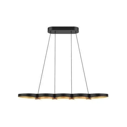 Kuzco Lighting - Maestro LED Pendant - LP90838-BK/GD | Montreal Lighting & Hardware